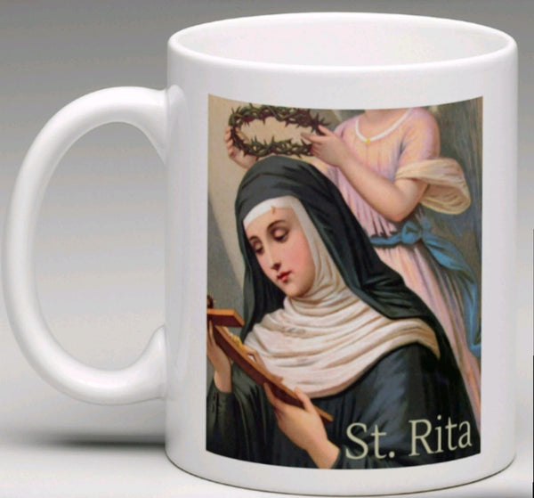 Saint Rita mug